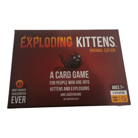Exploding Kittens Original Edition Card Game - Picture 1 of 3